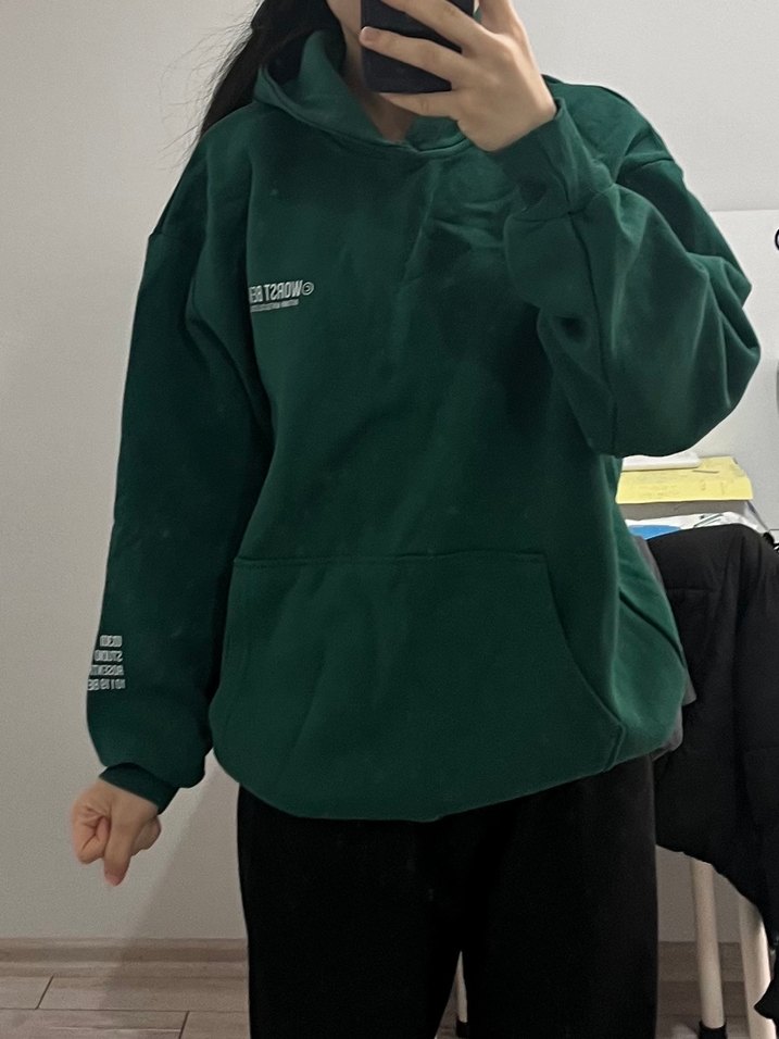 Unisex oversize sweatshirt - Görsel 3