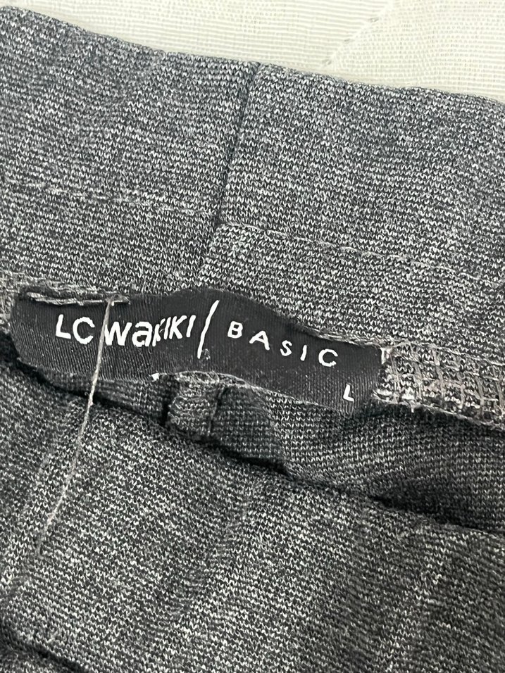 Gri Kadın Rahat Kesim eşofman alt - Görsel 2