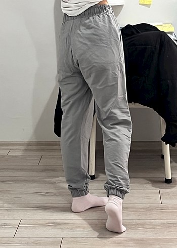 Gri Rahat Kesim Kadın Eşofman Altı - Görsel 3