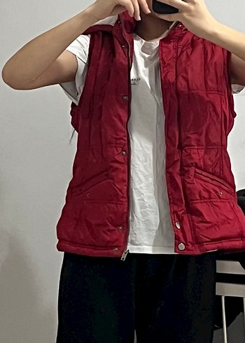 Kırmızı Kadın Kapitone Yelek LCW - Görsel 5