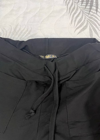 Siyah Rahat Kesim Kadın Eşofman Altı - Görsel 3