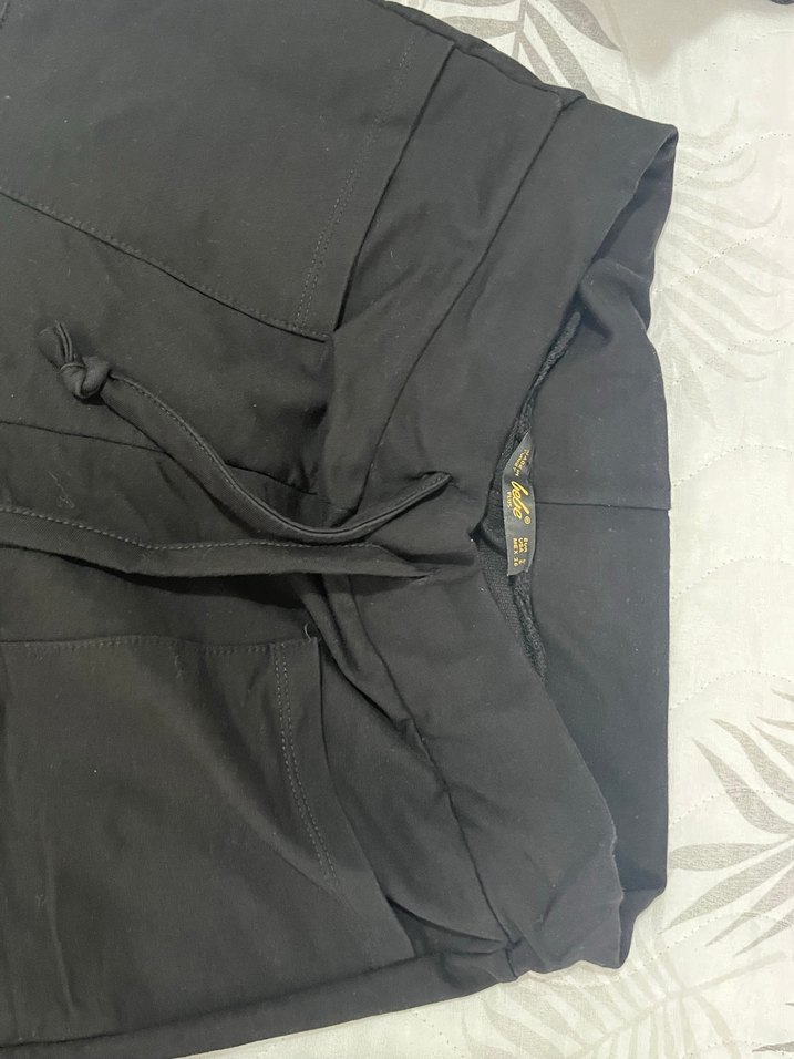 Siyah Rahat Kesim Kadın Eşofman Altı - Görsel 4