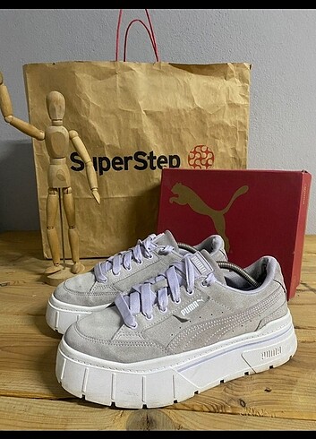 Puma mayze gri nubuk