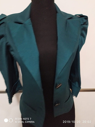 Kısa ceket yeşil 