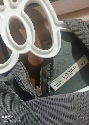 Gri Uzun Kollu Drapeli Abiye Elbise - Görsel 4