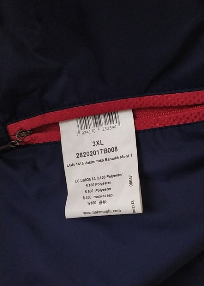 Erkek mevsimlik spor ceket hatemoğlu marka - Görsel 4