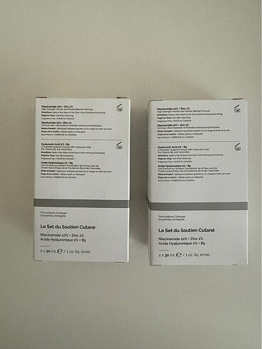 Beden The ordinary Niacinamide + Hyaluronic acid
