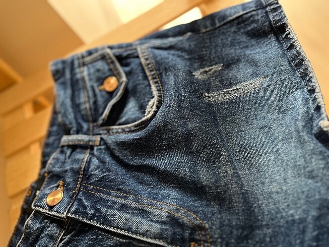 m Beden lacivert Renk Adl denim şort