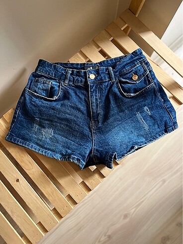 Adl denim şort