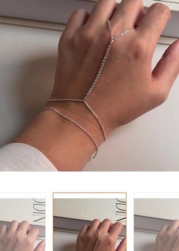 Zincir Detaylı Minimalist Kadın Şahmeran - Görsel 2