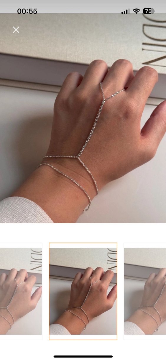 Zincir Detaylı Minimalist Kadın Şahmeran - Görsel 2