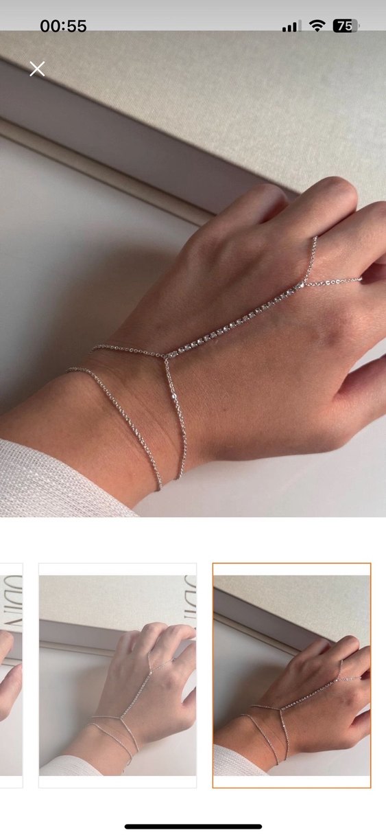 Zincir Detaylı Minimalist Kadın Şahmeran - Görsel 3