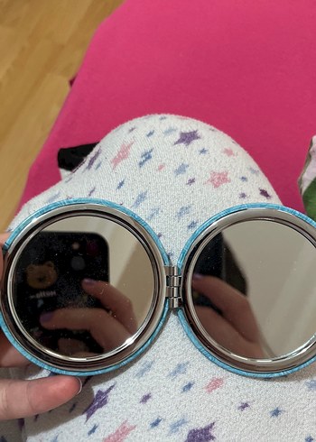 Pastel Kahverengi Kedi Figürlü ayna - Görsel 2