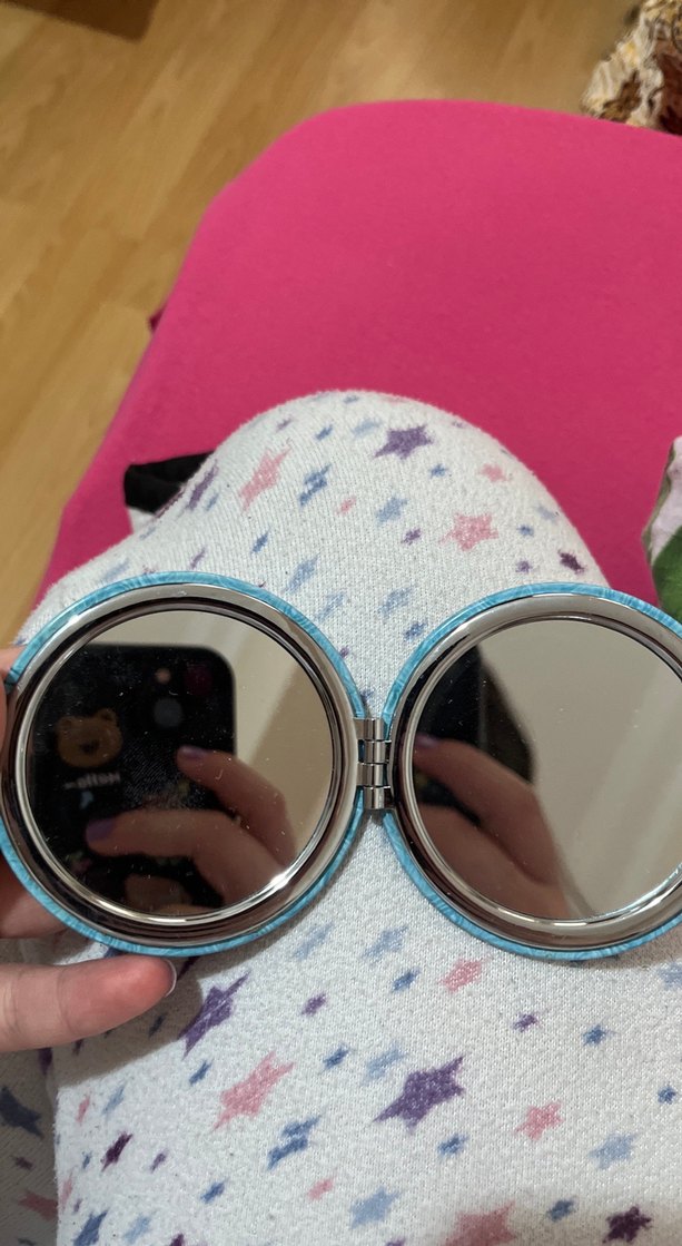 Pastel Kahverengi Kedi Figürlü ayna - Görsel 2