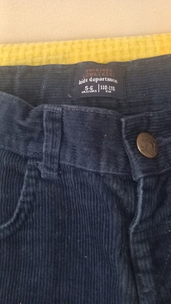 LC Waikiki Lcw marka 5-6 yaş erkek çocuk kadife pantolon