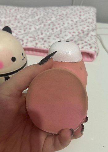 Pembe Unicorn ve Panda Oyuncak Squishy - Görsel 5