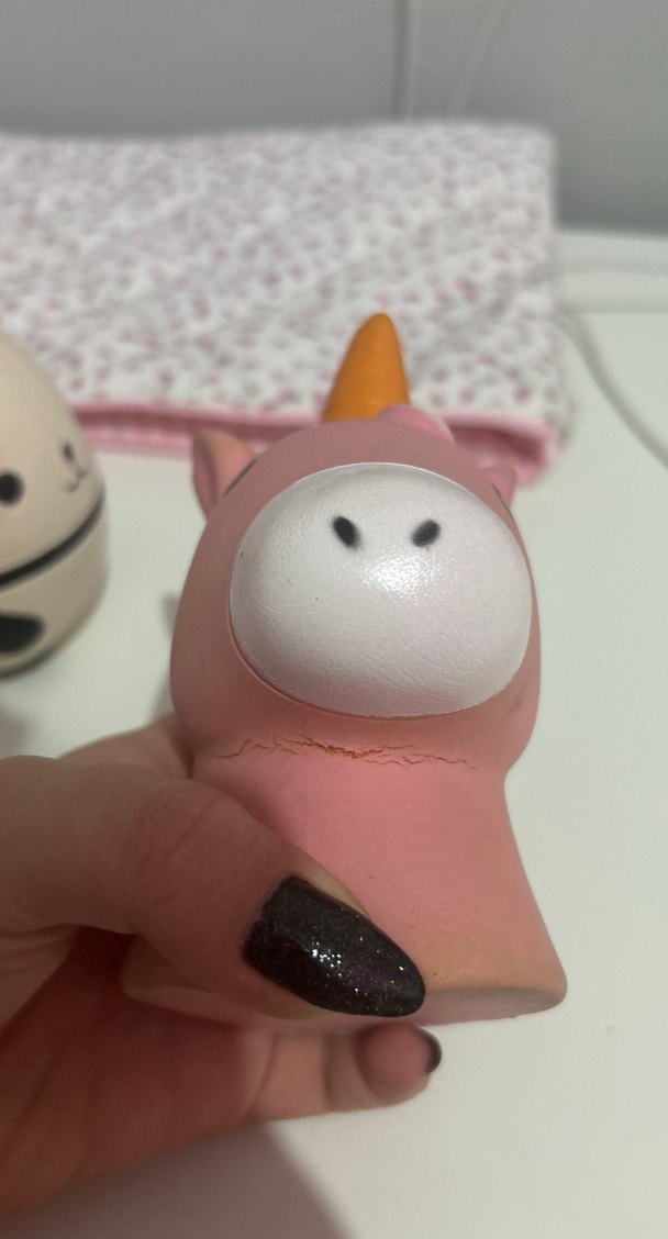 Pembe Unicorn ve Panda Oyuncak Squishy - Görsel 4