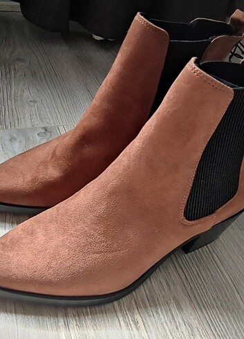 40 Beden H&M Kadın Bot Süet