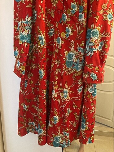 38 Beden Vintage otantik patchwork elbise