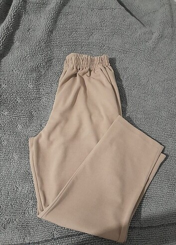 Vizon rengi bol pantolon 