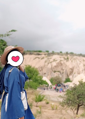 Diğer Lacivert Uzun Drapeli Kadın Kimono