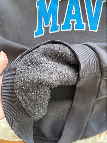 l Beden siyah Renk Mavi sweat
