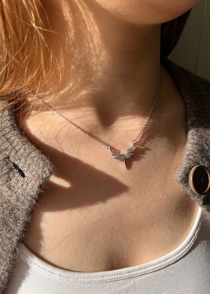 Yusufçuk çelik kolye - Görsel 2