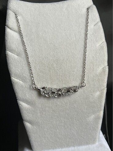 Silver Yaprak Kolye