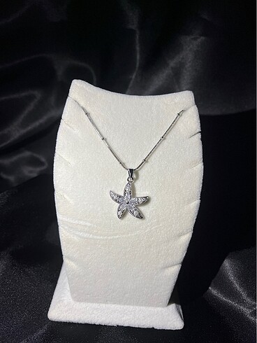 Gümüş Deniz yıldızlı Kolye - Görsel 5