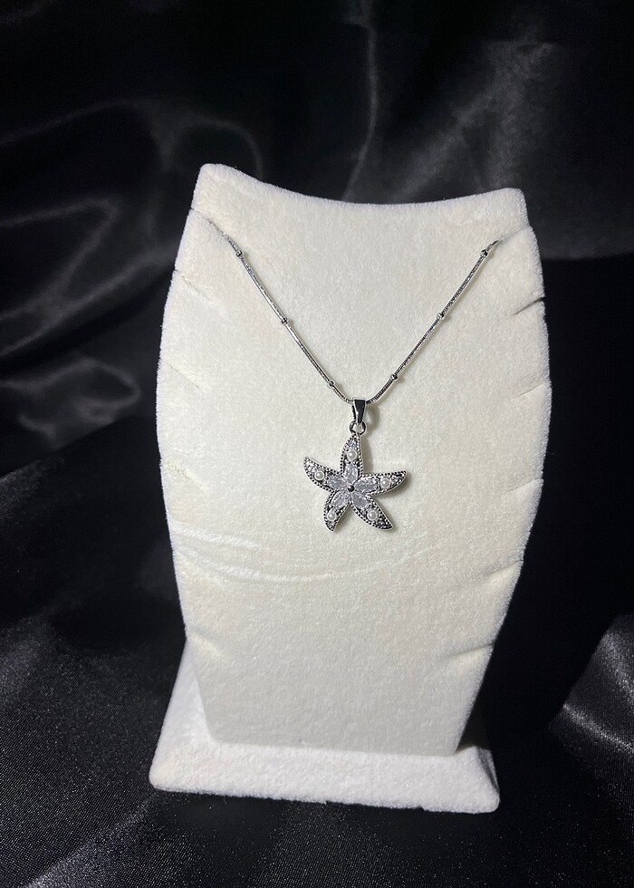 Gümüş Deniz yıldızlı Kolye - Görsel 4