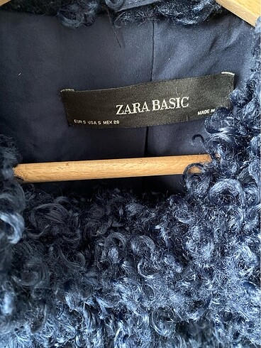 Zara Zara Lacivert Kürk