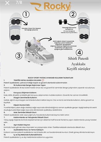 Patene Dönüşebilen Çocuk Ayakkabısı - Görsel 3