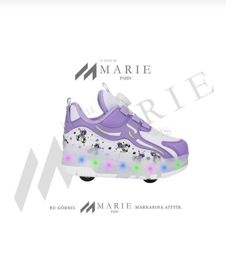 Kız Çocuk Otomatik Bağcıklı Spor Ayakkabı - Görsel 2