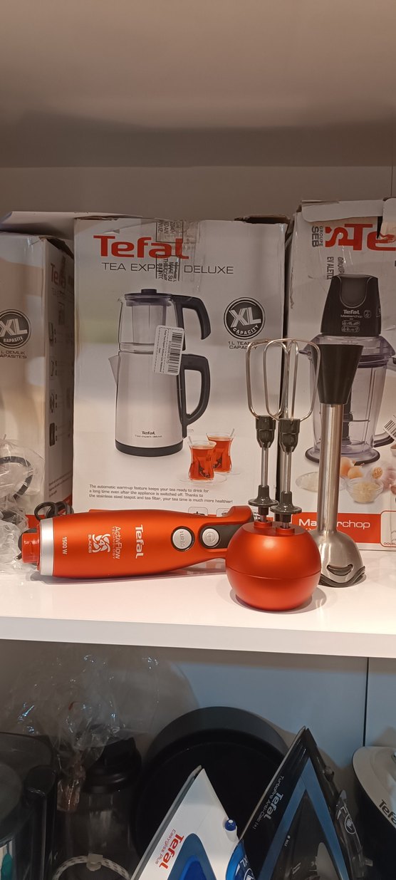 Tefal Deluxe Çok Fonksiyonlu Cam Hazne Kırmızı Blender - Görsel 2