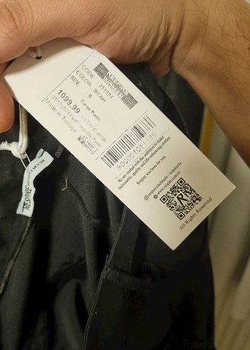 Siyah Kadın Kargo Pantolon - Görsel 4