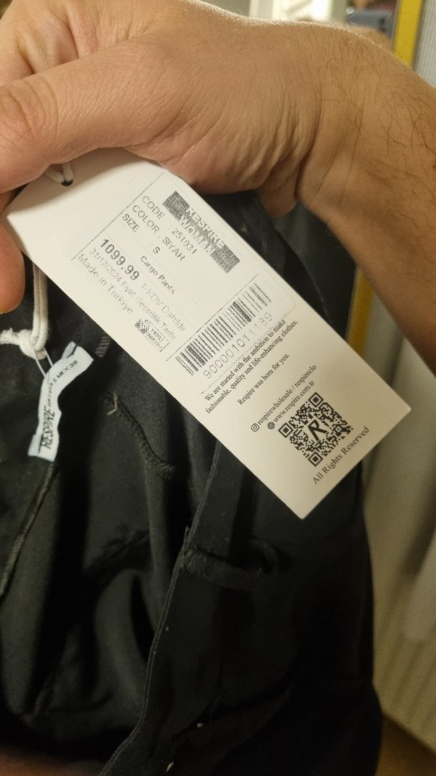 Siyah Kadın Kargo Pantolon - Görsel 4