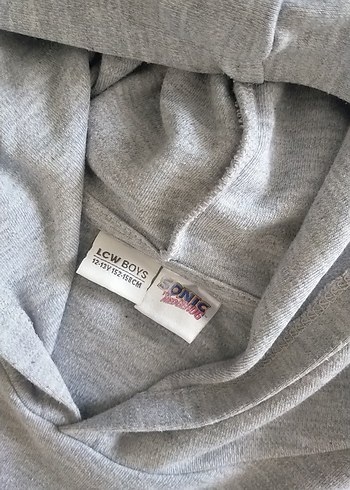 Kapüşonlu Gri Erkek Sweatshirt - Görsel 2