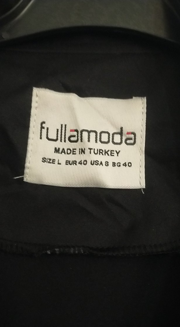 Düğmeli Siyah Midi Trençkot - Görsel 2