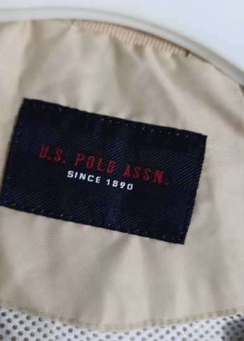 Erkek Bej Parlak Midi Ceket Fermuarlı - Görsel 3