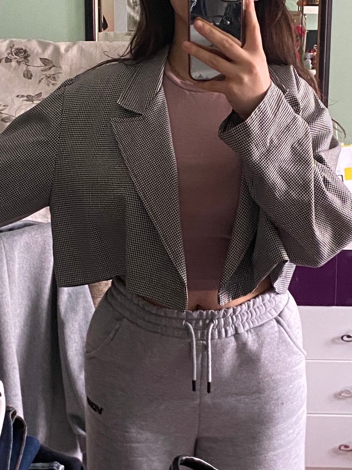 Kadın blazer ceket - Görsel 4