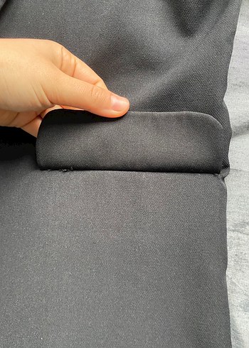 Siyah Kadın Ofis Blazeri, Normal Boy, Uzun Kollu - Görsel 3