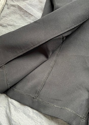 Siyah Kadın Ofis Blazeri, Normal Boy, Uzun Kollu - Görsel 4