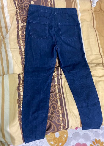 Kadın Lacivert Regular Fit Midi Denim Pantolon - Görsel 2