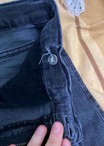 Kadın Gri Denim Regular Fit Günlük Kot Pantolon - Görsel 4