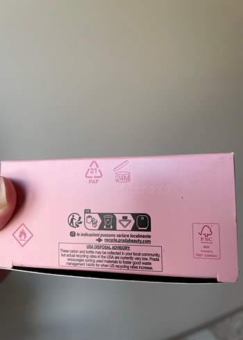  Beden Prada Paradoxe 50 ML Orijinal
