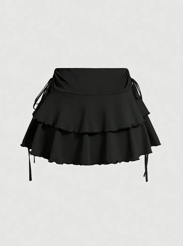 Siyah Kat Kat Mini Etek - Görsel 2