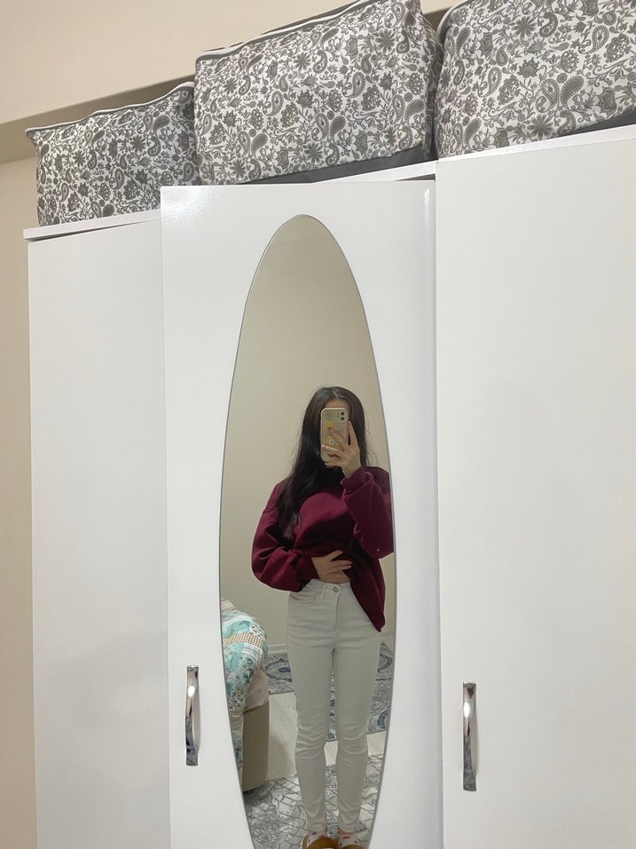 Beyaz kot skinny - Görsel 2