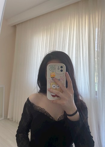 Kemer Detaylı Siyah Midi Gotik Elbise - Görsel 6