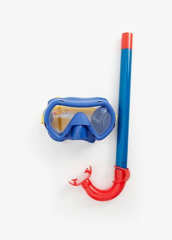 Hot Wheels Mavi Dalış Maskesi ve Şnorkel Seti - Görsel 2