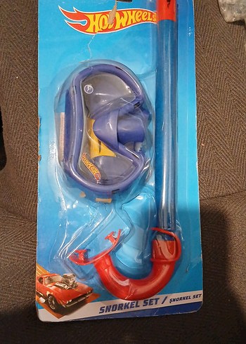 Hot Wheels Mavi Dalış Maskesi ve Şnorkel Seti - Görsel 4